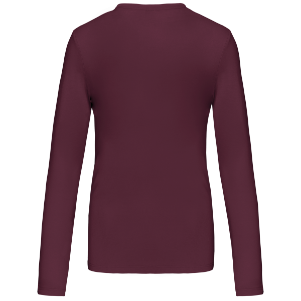 T-shirt col V manches longues femme – Image 45