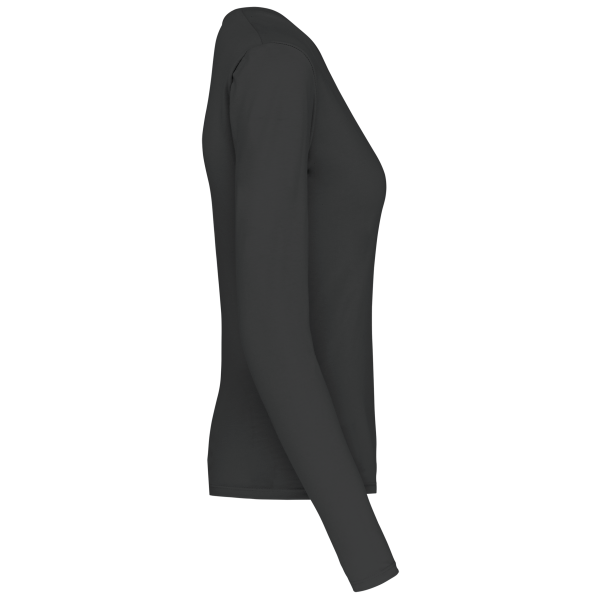 T-shirt col V manches longues femme – Image 14