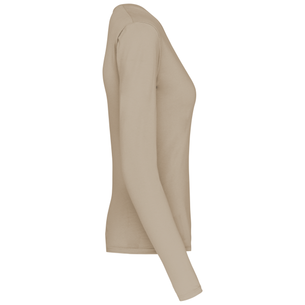 T-shirt col V manches longues femme – Image 26