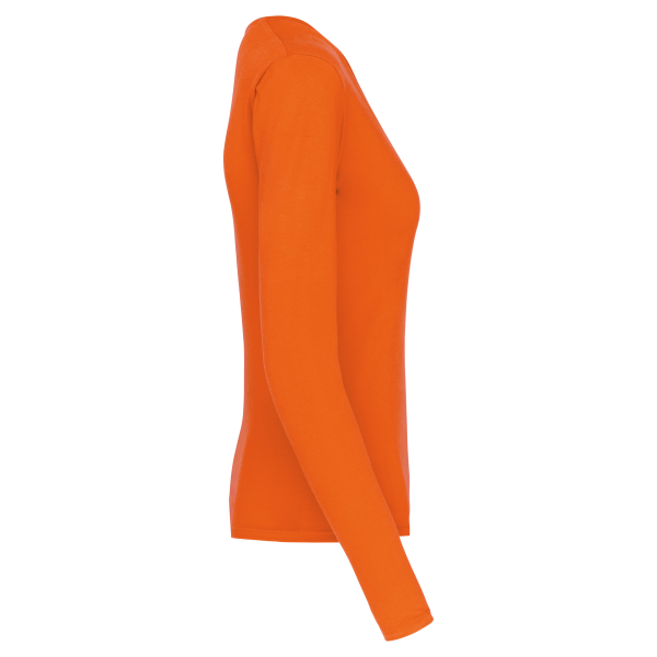 T-shirt col V manches longues femme – Image 32