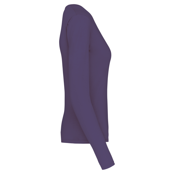 T-shirt col V manches longues femme – Image 36