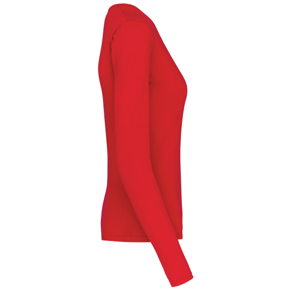T-shirt col V manches longues femme – Image 38