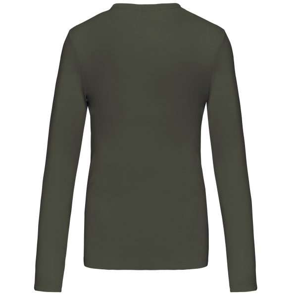 T-shirt col rond manches longues femme – Image 18
