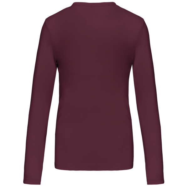T-shirt col rond manches longues femme – Image 48