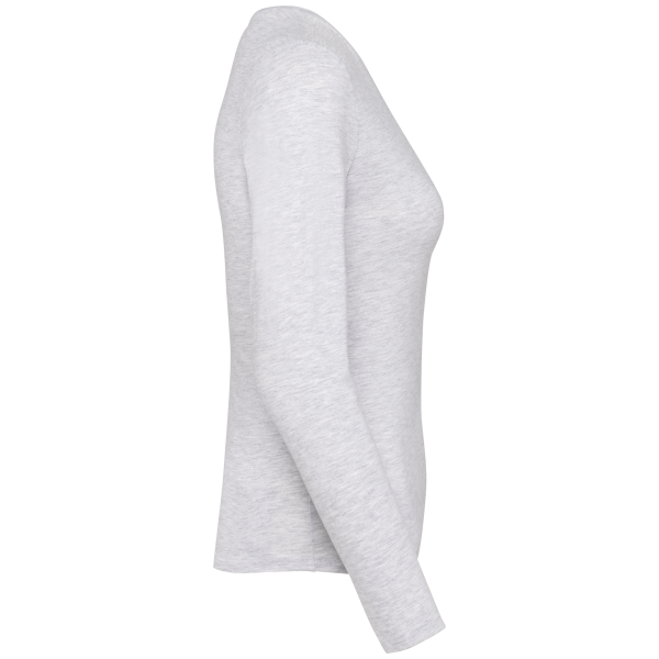 T-shirt col rond manches longues femme – Image 11