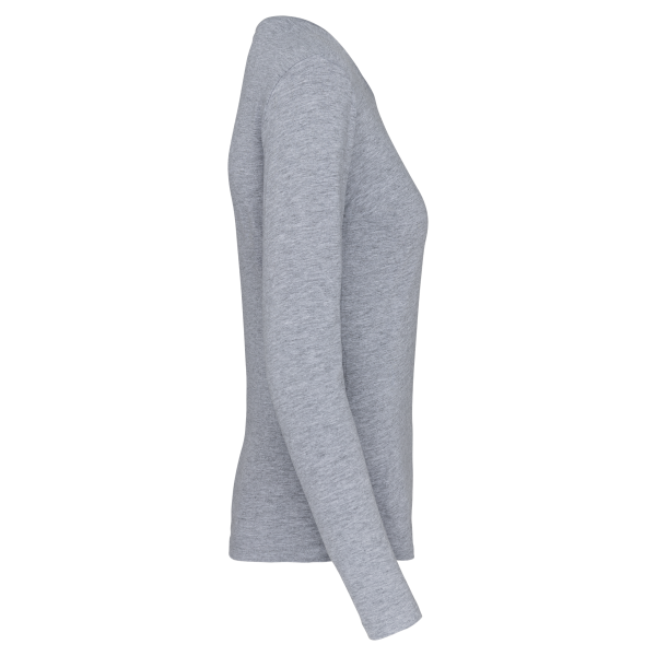 T-shirt col rond manches longues femme – Image 37