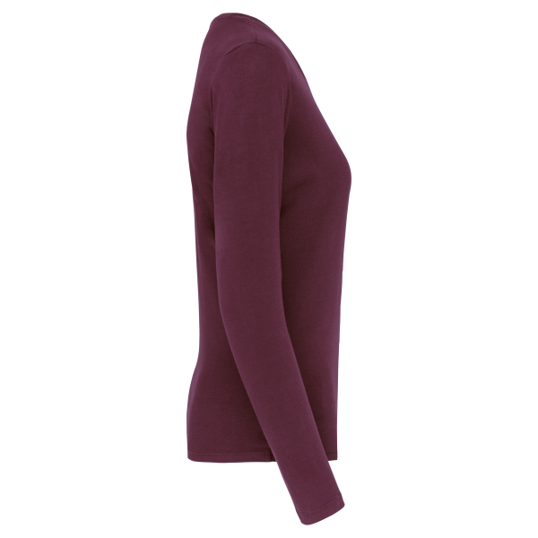 T-shirt col rond manches longues femme – Image 49