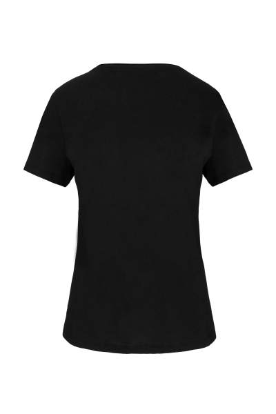 T-shirt Bio col à bords francs manches courtes femme – Image 11