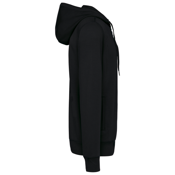 Sweat-shirt french terry écoresponsable zippé à capuche unisexe – Image 13