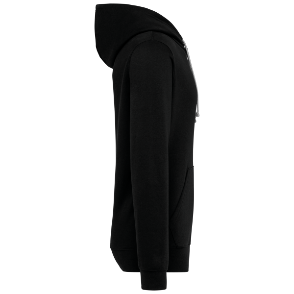 Sweat-shirt à capuche contrastée à motifs unisexe – Image 15
