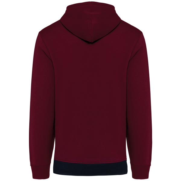 Sweat-shirt tricolore à capuche unisexe – Image 17