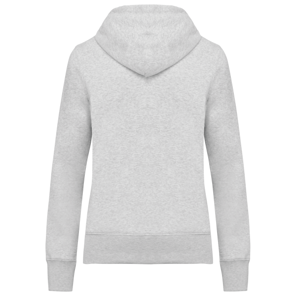 Sweat-shirt écoresponsable zippé à capuche femme – Image 12