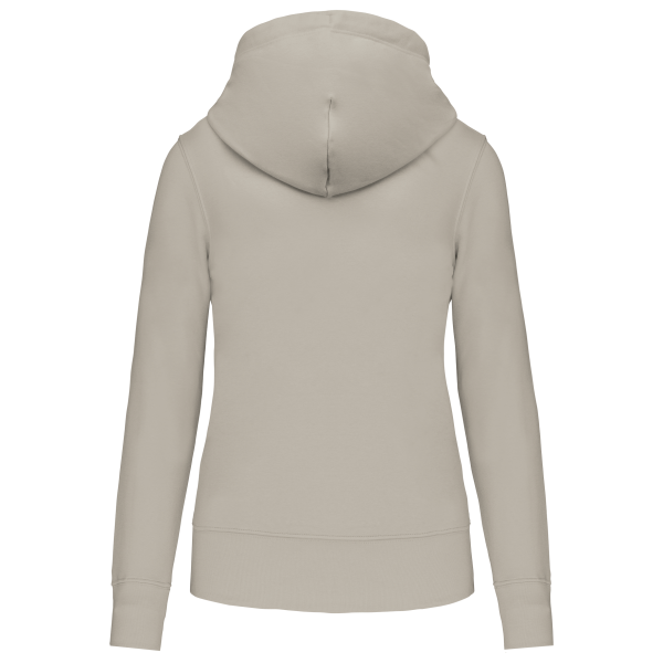 Sweat-shirt écoresponsable zippé à capuche femme – Image 16