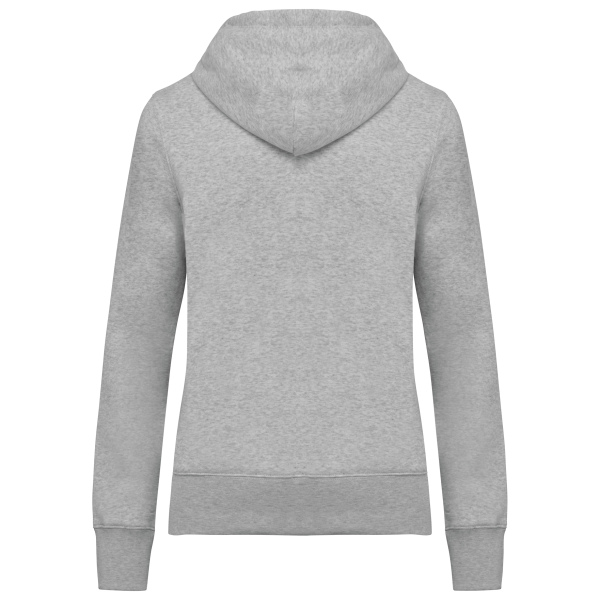 Sweat-shirt écoresponsable zippé à capuche femme – Image 28