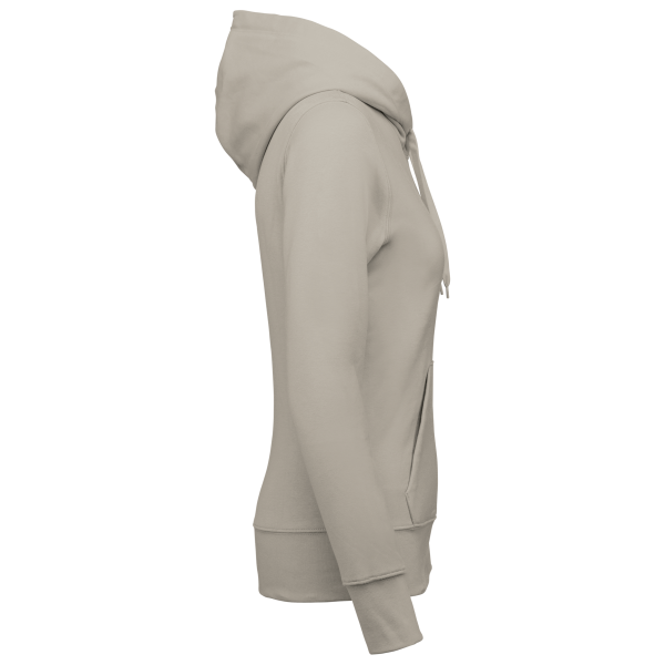 Sweat-shirt écoresponsable zippé à capuche femme – Image 17