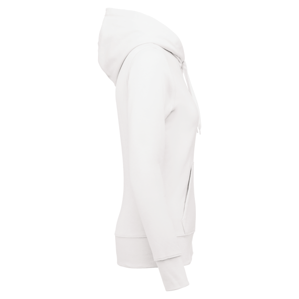 Sweat-shirt écoresponsable zippé à capuche femme – Image 35