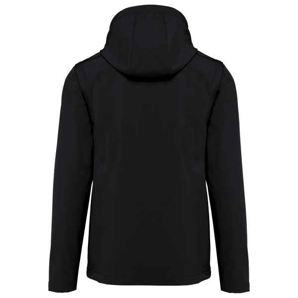 Veste Softshell 3 couches à capuche avec manches amovibles unisexe – Image 22