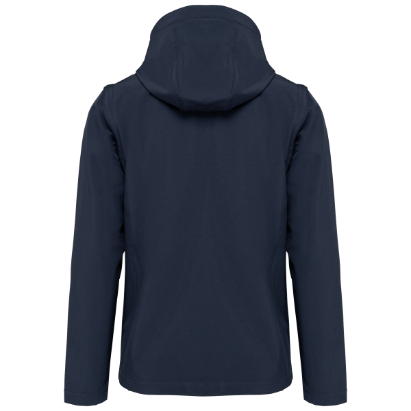 Veste Softshell 3 couches à capuche avec manches amovibles unisexe – Image 30