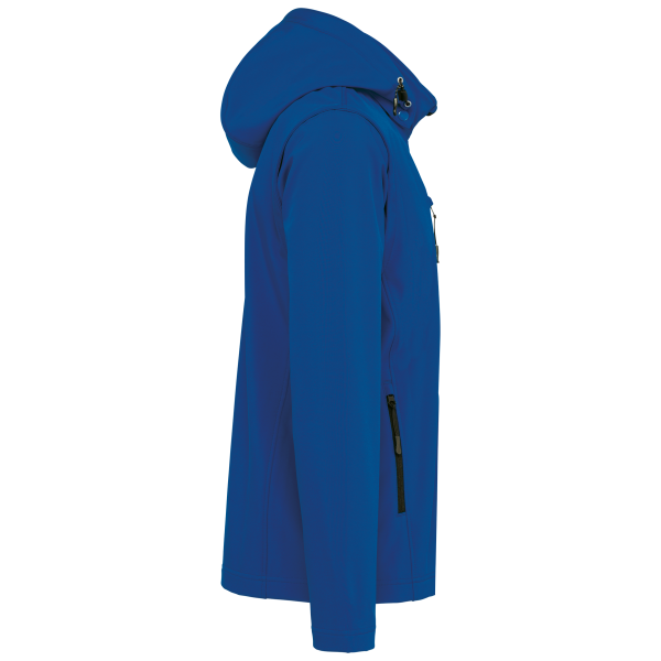 Veste Softshell 3 couches à capuche avec manches amovibles unisexe – Image 27