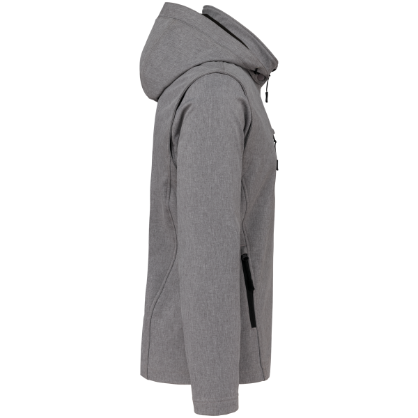 Veste Softshell 3 couches à capuche avec manches amovibles unisexe – Image 29