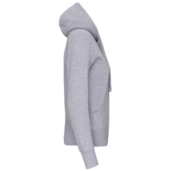Sweat-shirt zippé capuche femme – Image 26