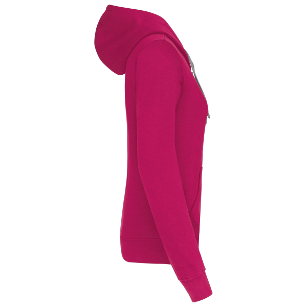 Sweat-shirt capuche contrastée femme – Image 21