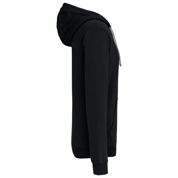 Sweat-shirt zippé capuche contrastée – Image 10