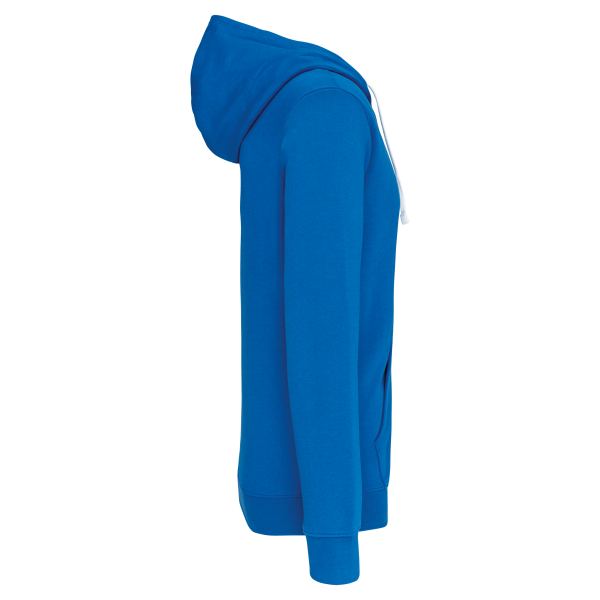 Sweat-shirt zippé capuche contrastée – Image 20