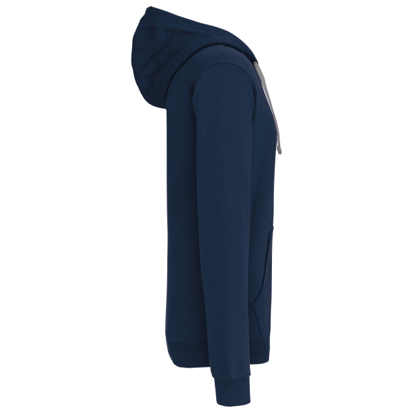 Sweat-shirt zippé capuche contrastée – Image 22