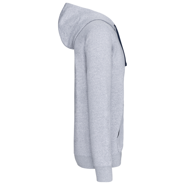 Sweat-shirt zippé capuche contrastée – Image 26