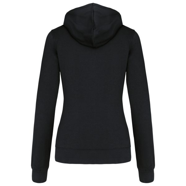Sweat-shirt zippé capuche contrastée femme – Image 11