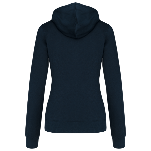 Sweat-shirt zippé capuche contrastée femme – Image 15