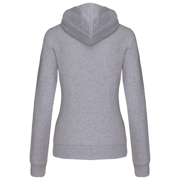 Sweat-shirt zippé capuche contrastée femme – Image 17