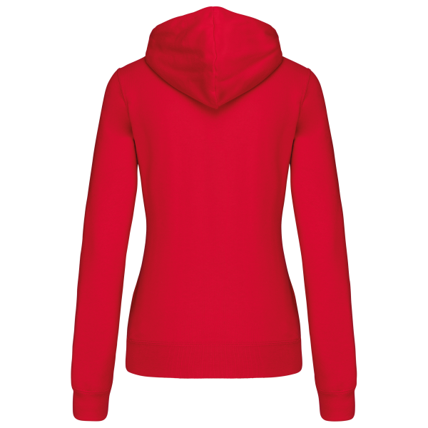 Sweat-shirt zippé capuche contrastée femme – Image 19