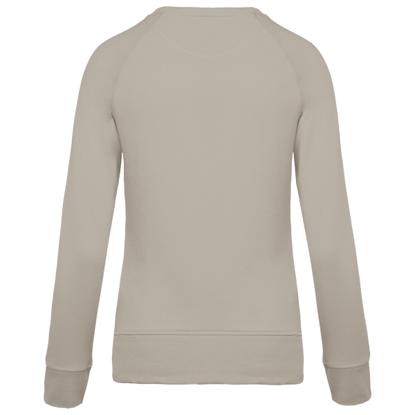 Sweat-shirt Bio col rond manches raglan femme – Image 14