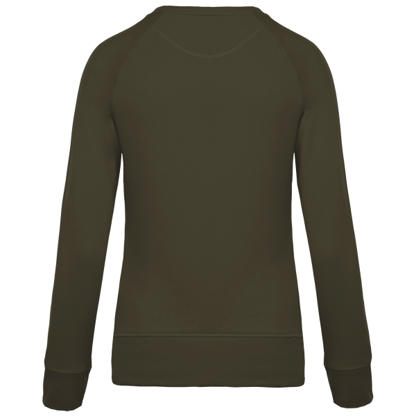 Sweat-shirt Bio col rond manches raglan femme – Image 22