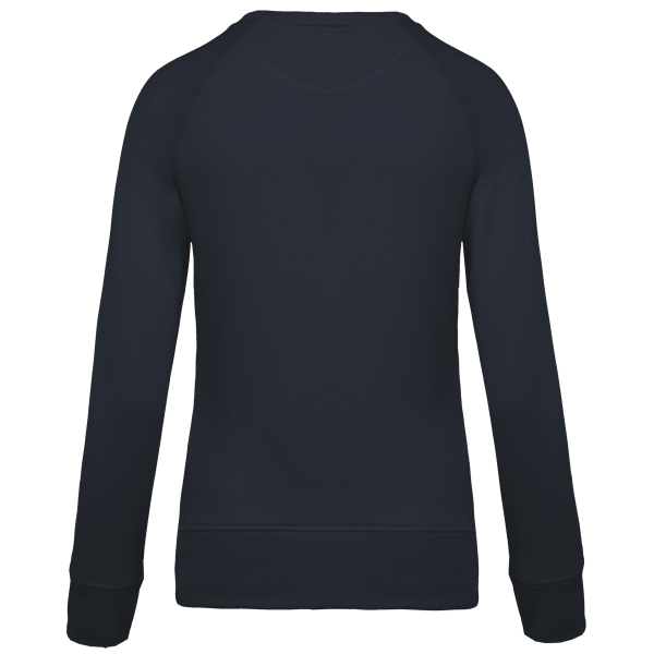 Sweat-shirt Bio col rond manches raglan femme – Image 24