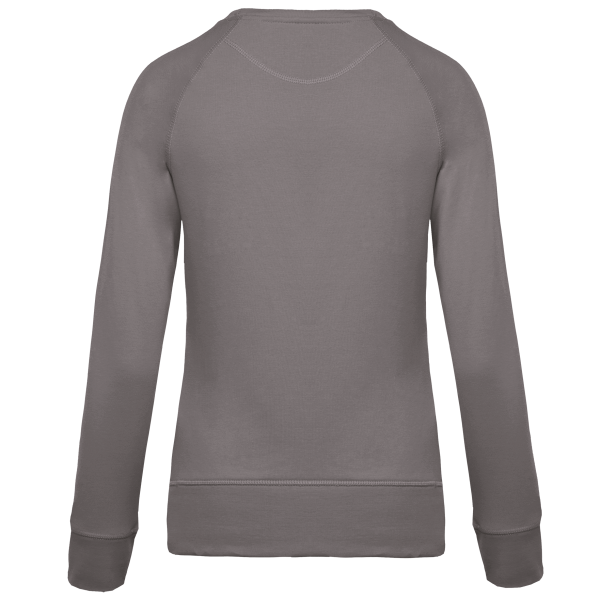 Sweat-shirt Bio col rond manches raglan femme – Image 34