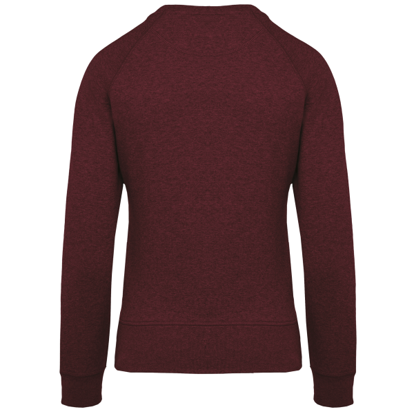 Sweat-shirt Bio col rond manches raglan femme – Image 36