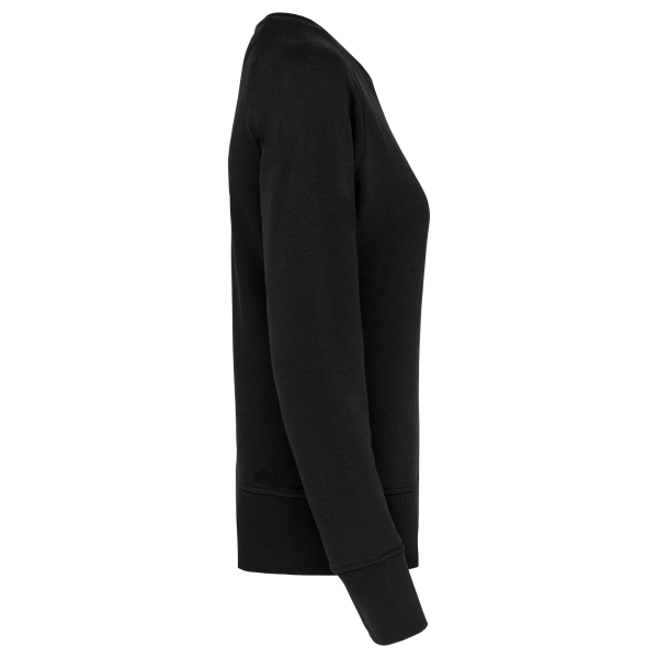 Sweat-shirt Bio col rond manches raglan femme – Image 13