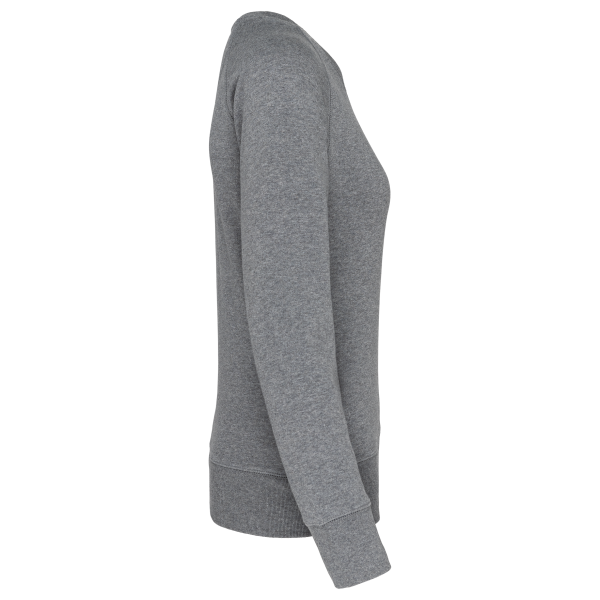 Sweat-shirt Bio col rond manches raglan femme – Image 19