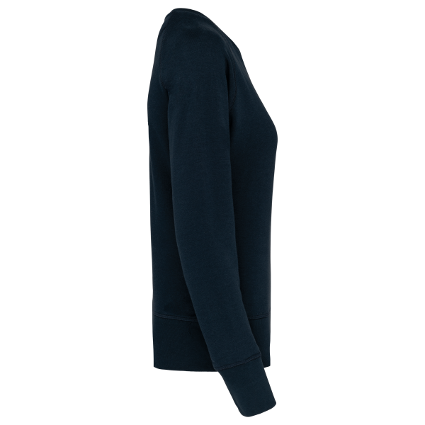 Sweat-shirt Bio col rond manches raglan femme – Image 25