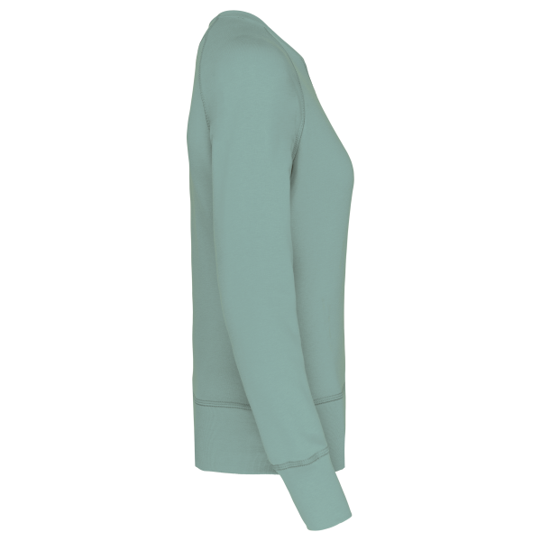 Sweat-shirt Bio col rond manches raglan femme – Image 31