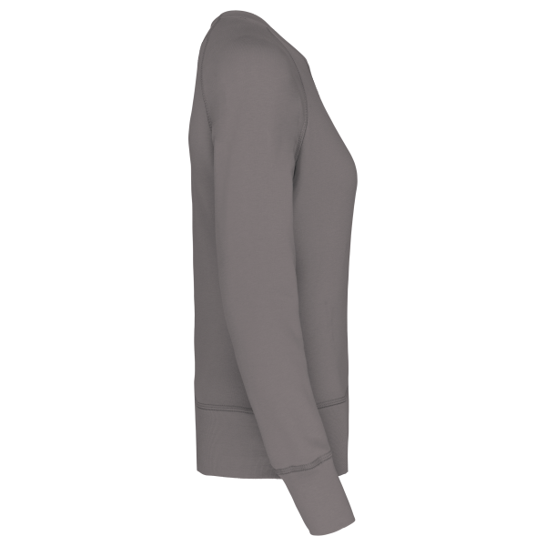 Sweat-shirt Bio col rond manches raglan femme – Image 35