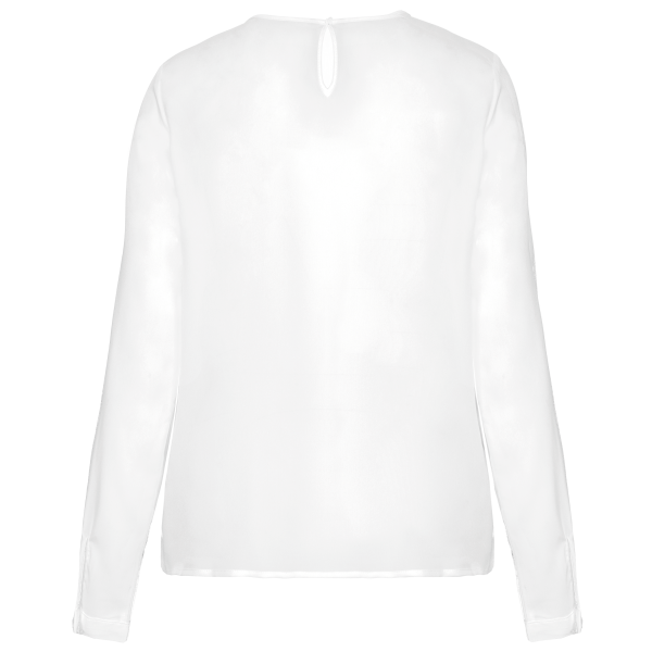 Blouse crêpe manches longues femme – Image 13