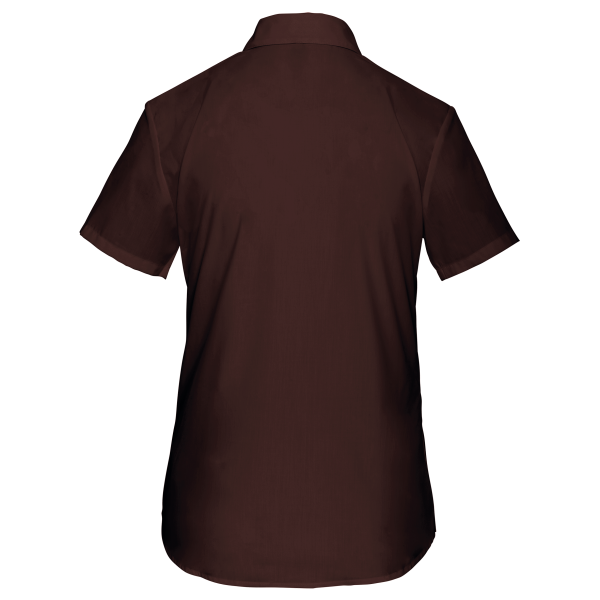 Chemise popeline polycoton manches courtes entretien facile femme – Image 20