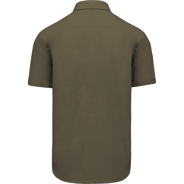 Chemise popeline polycoton manches courtes entretien facile homme – Image 36