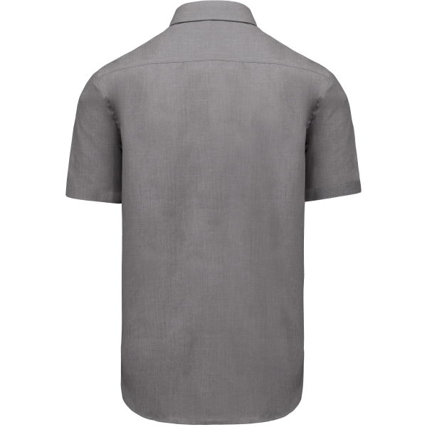 Chemise popeline polycoton manches courtes entretien facile homme – Image 40