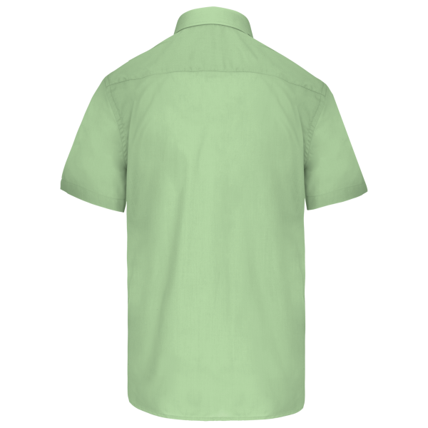 Chemise popeline polycoton manches courtes entretien facile homme – Image 48