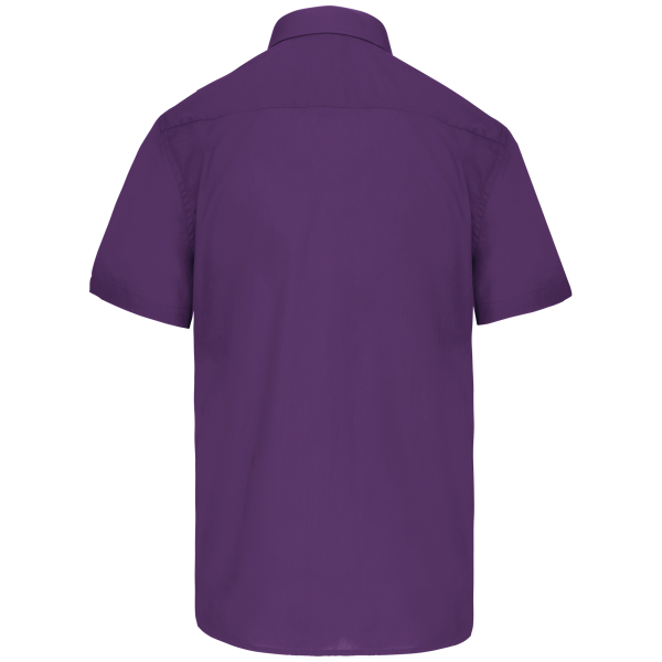 Chemise popeline polycoton manches courtes entretien facile homme – Image 50